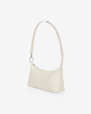 Women's Find Kapoor Bella Bag 26 Tote Shoulder Bags White | HIN922ZW