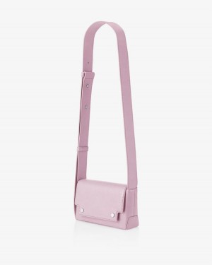 Women's Find Kapoor Marc Bag 18 Crinkled Tote Crossbody Bags Purple Pink | AVQ7642DN