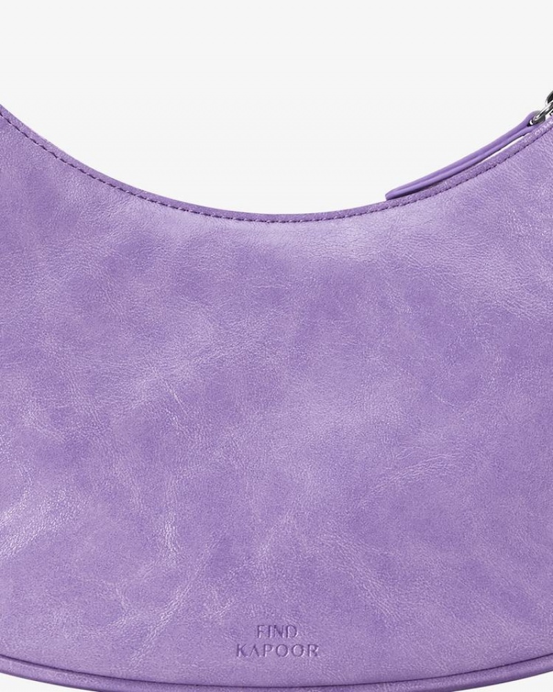 Women's Find Kapoor Belty Bag 25 Crinkled Tote Shoulder Bags Purple | BSR3995UY